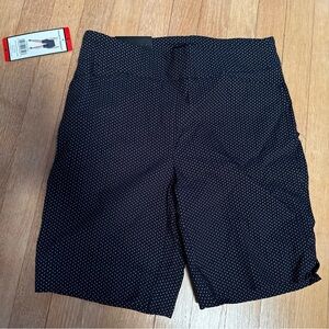 Hilary Radley Black and White Geometric Women's Shorts